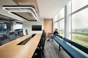 Integrating technology in office interiors