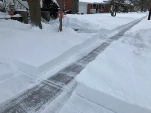 how snow relocation is handled